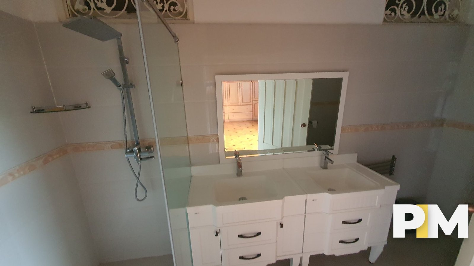 Shower Room with dressing-table-Myanmar Real Estate