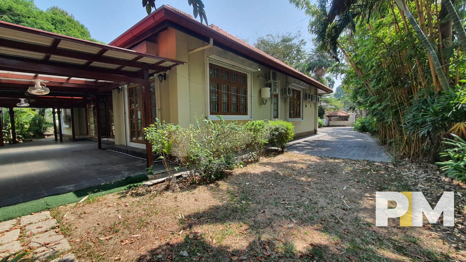 Side shot of house - Real Estate in Yangon