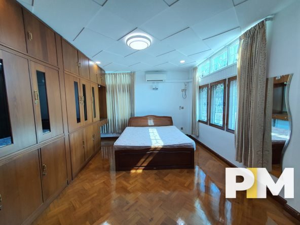 Single bedroom with wardrobe - Yangon Real Estate