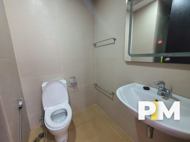 Tiolet room with sink - Myanmar Real Estate (2)