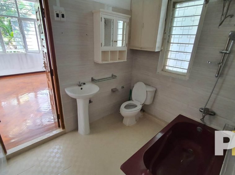 bathroom with bathtub - Yangon Property