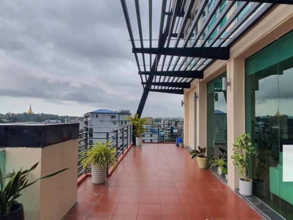 Balcony area - Real Estate in Yangon
