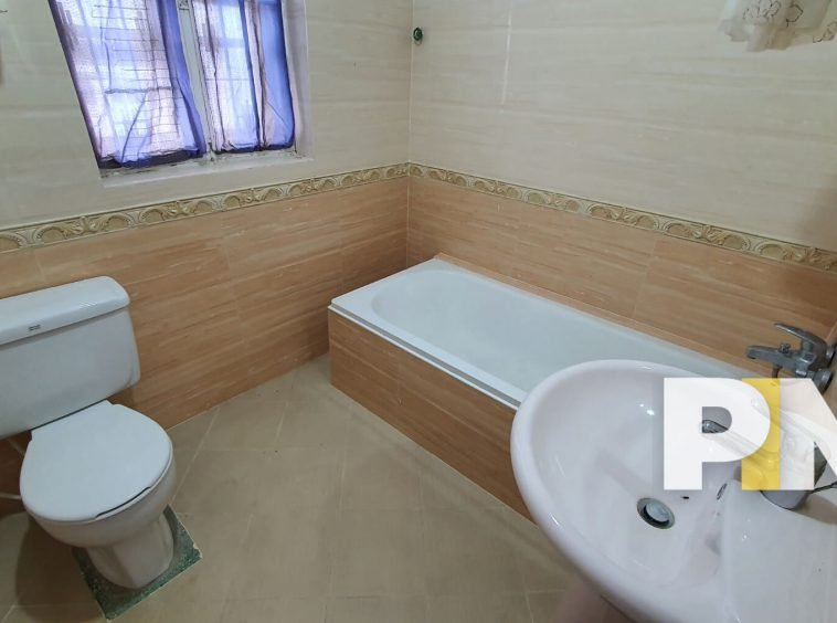 Bathroom with bath tub - Real Estate in Yangon