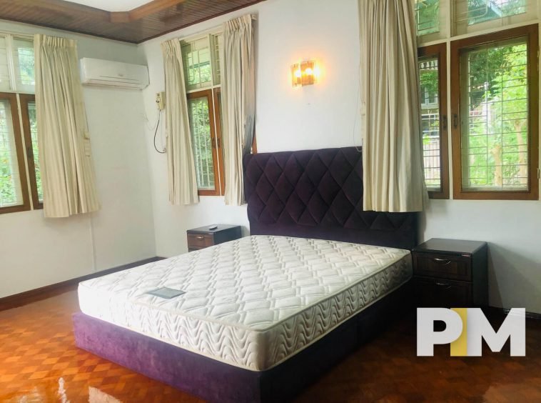 Bedroom with windows - Myanmar Real Estate