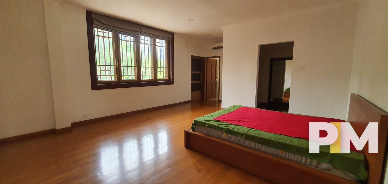 Bedroom with windows - Yangon Real Estate