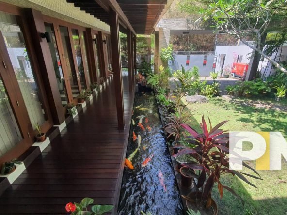 Garden view - Yangon Real Estate