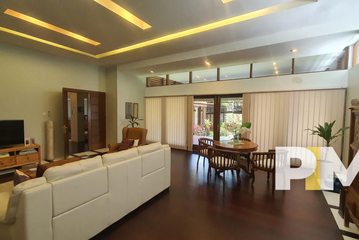 LIving room area - Real Estate in Yangon