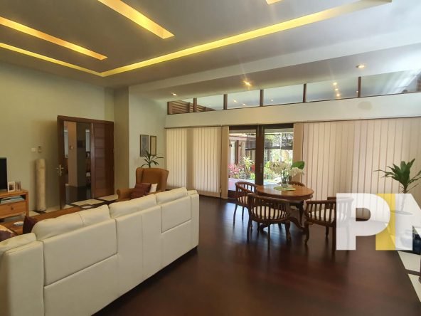 LIving room area - Real Estate in Yangon