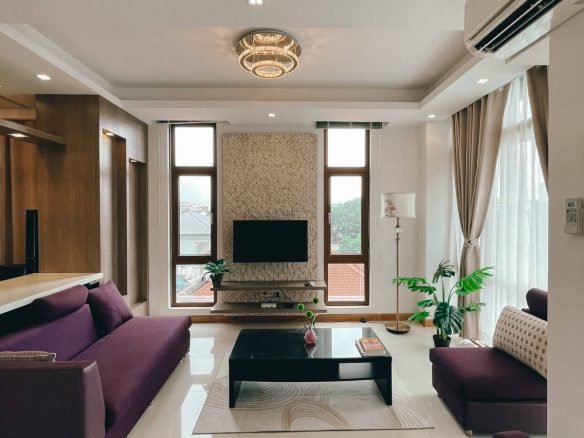Living Room with sofa set - Property in Myanmar