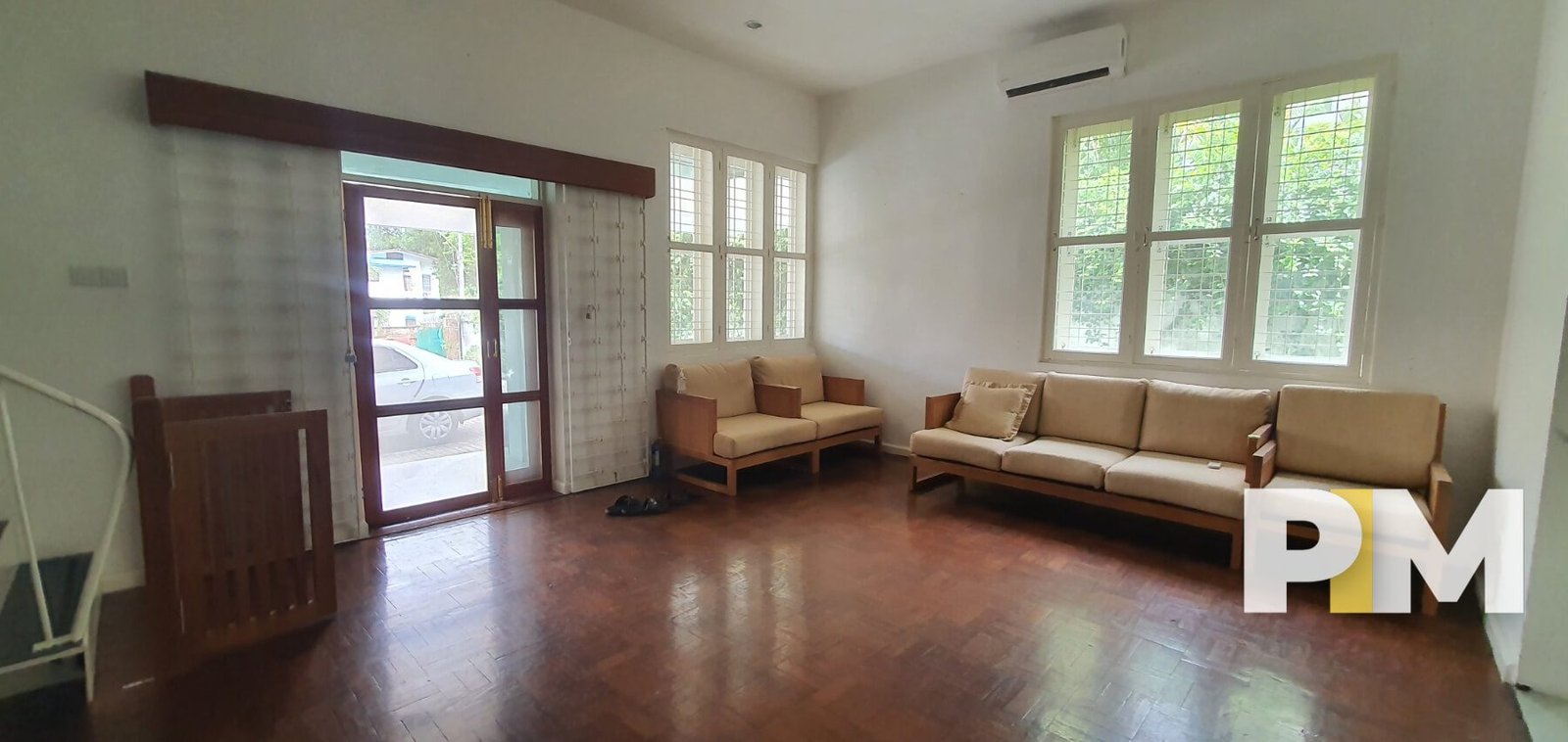 Living Room with sofa set - Yangon Real Estate