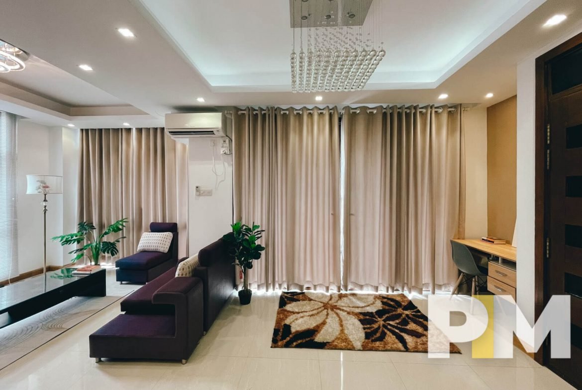 Living room area - Myanmar Real Estate