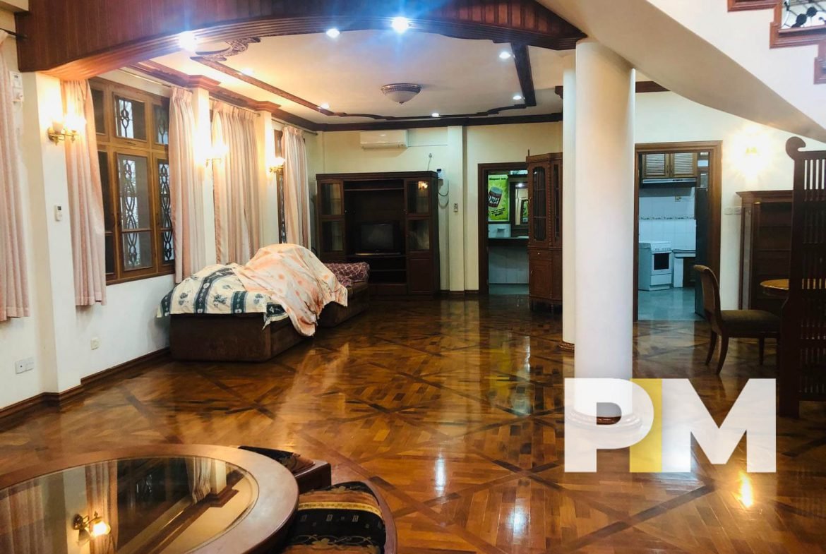 Living room area - Real Estate in Myanmar