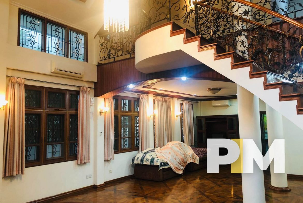 Living room area - Real Estate in Yangon (2)