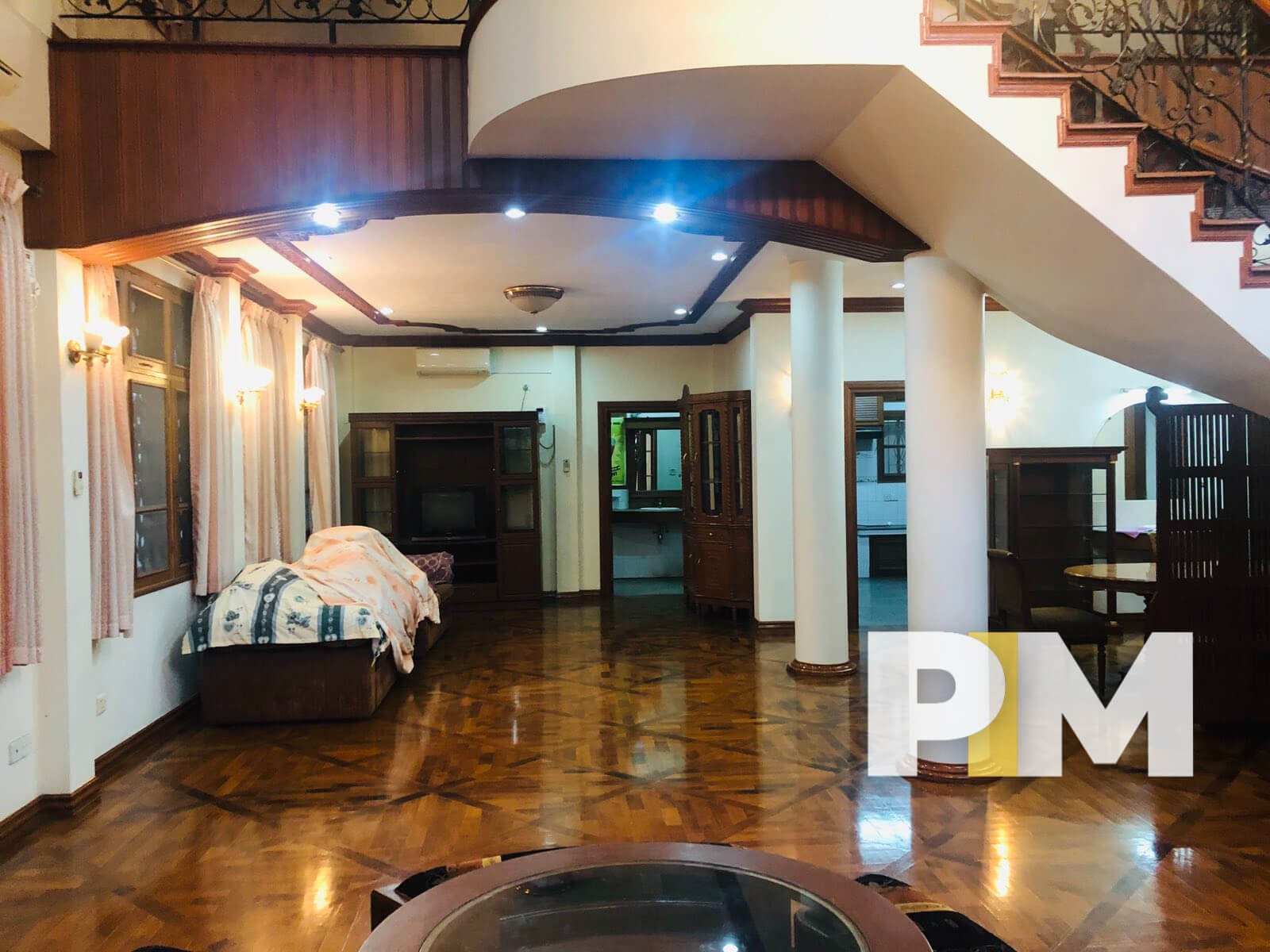 Living room area - Real Estate in Yangon