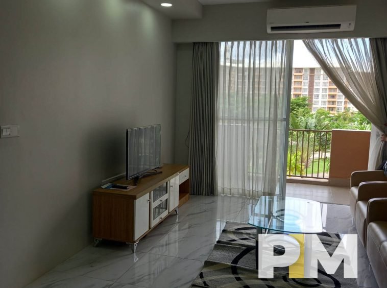 Living room area - Yangon Real Estate