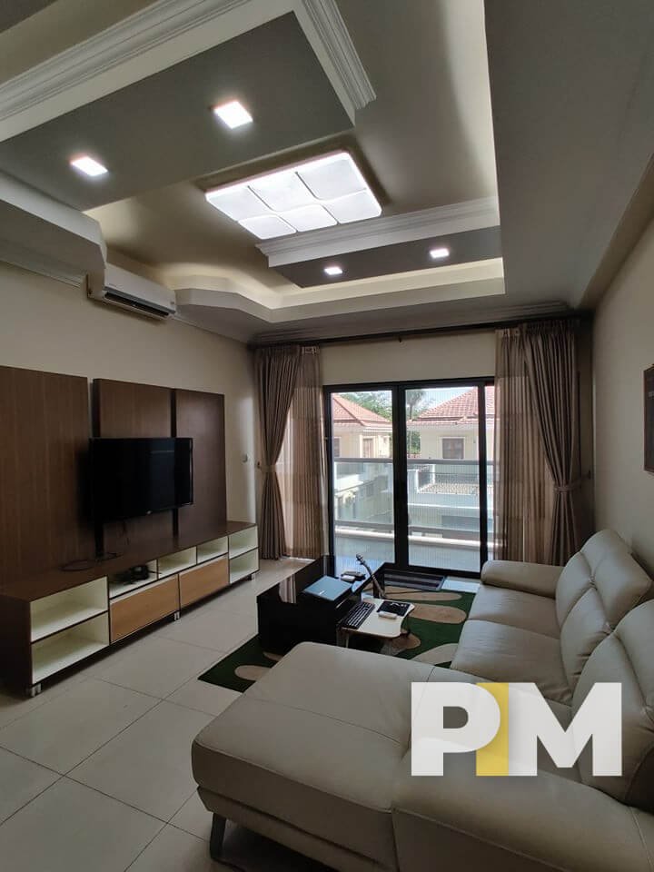 Living room view - Real Estate in Yangon