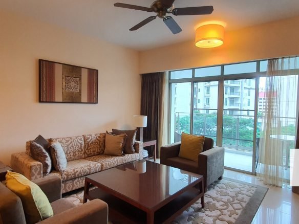 Living room with sofa set - Myanmar Real Estate