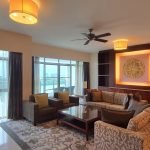 Living room with sofa set - Property in Yangon