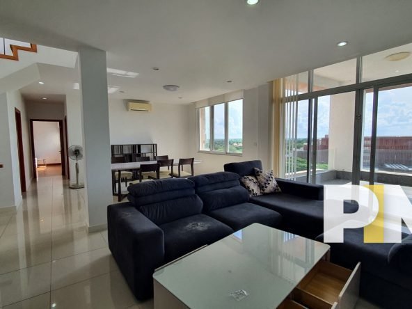 Living room with sofa set - Yangon Real Estate (3)