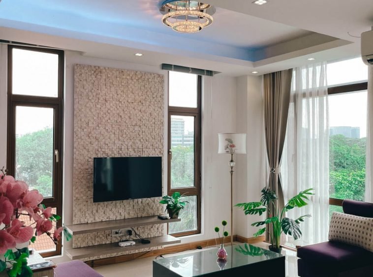 Living room with sofa set - Yangon Real Estate