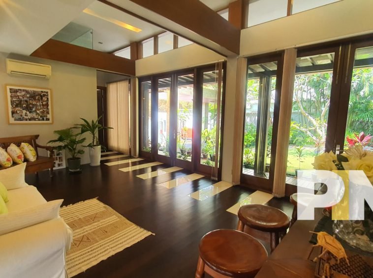 Living room wtih sofa set - Property in Myanmar