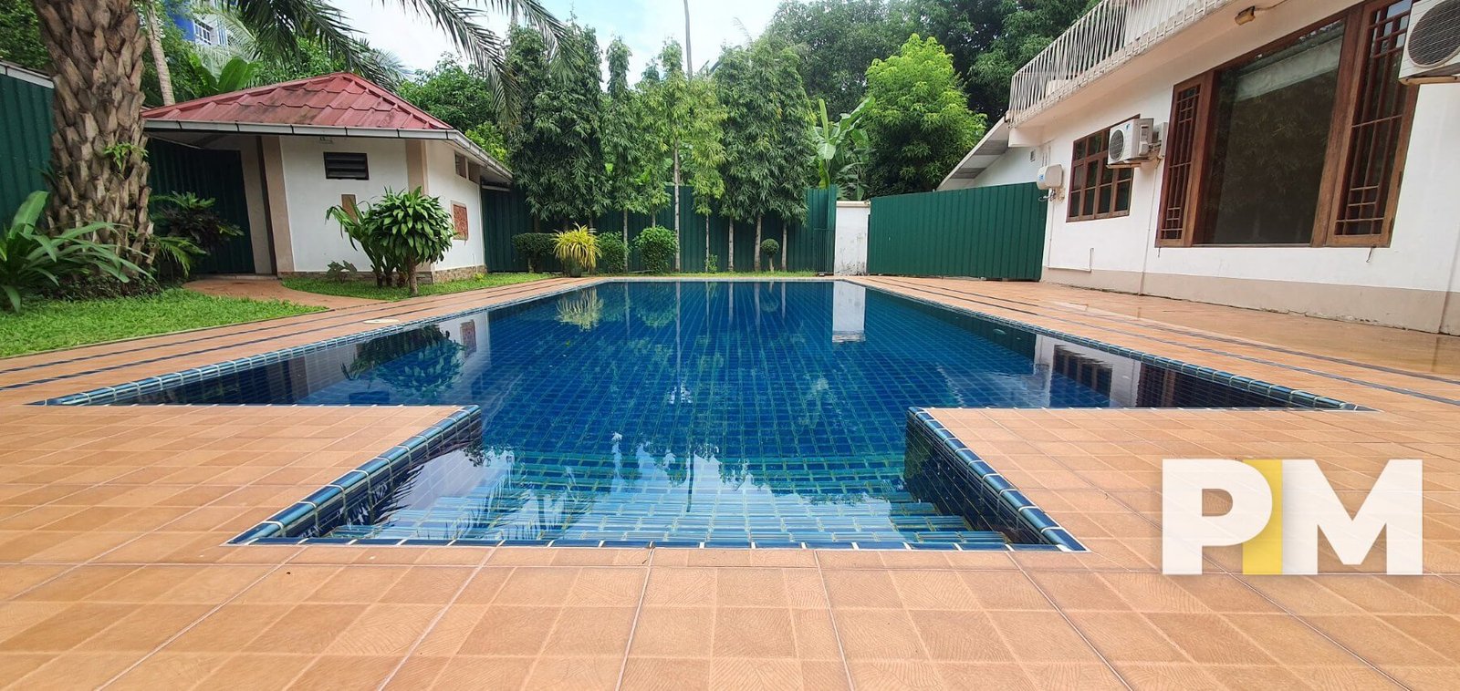 Pool view - Real Estate in Yangon
