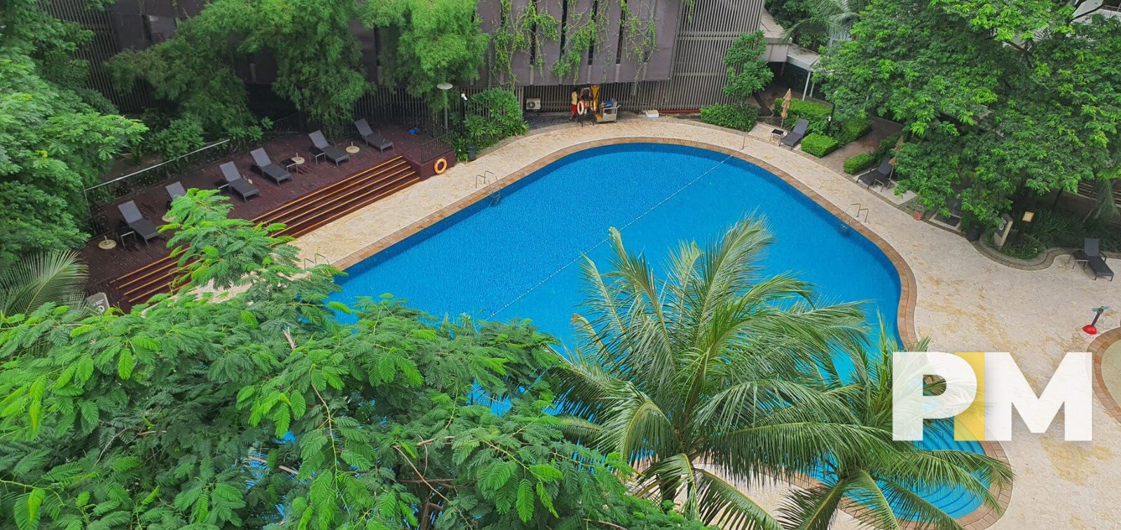 Pool view - Yangon Real Estate