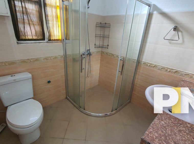 Shower room with sink - Yangon Real Estate