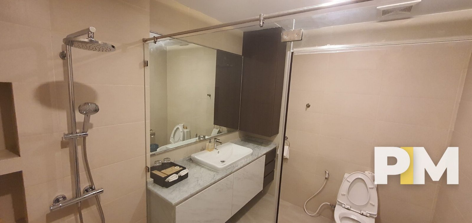 Tiolet room with sink - Myanmar Real Estate
