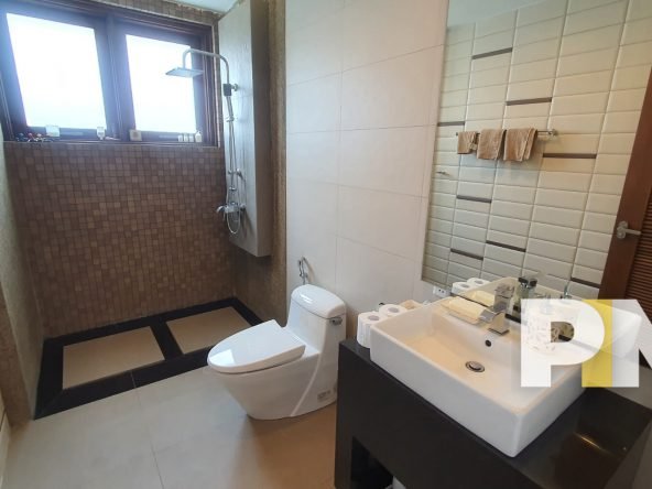 Tiolet room with sink - Real Estate in Yangon