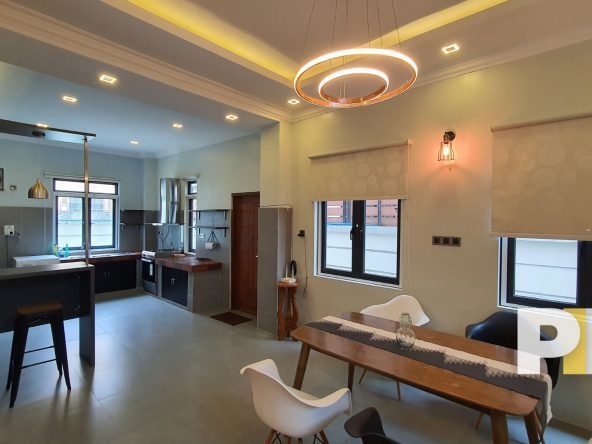 Dining room area - Real Estate in Yangon
