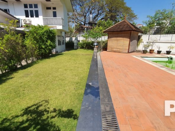Drive way view - Real Estate in Yangon