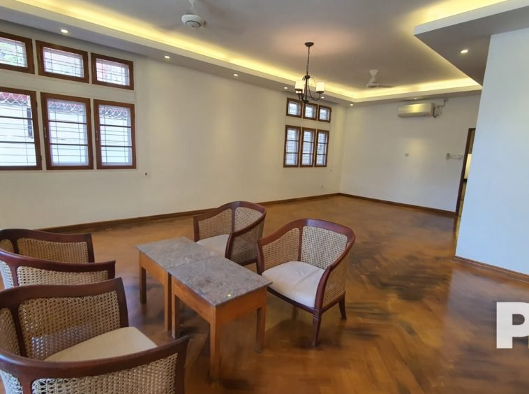 Living room area - Yangon Real Estate