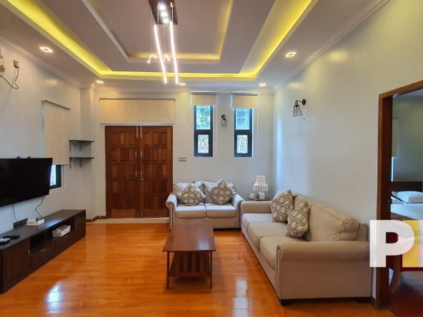 Living room view - Property in Yangon
