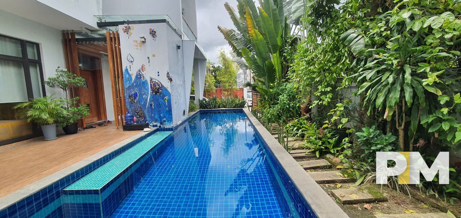 Pool view - Property in Myanmar