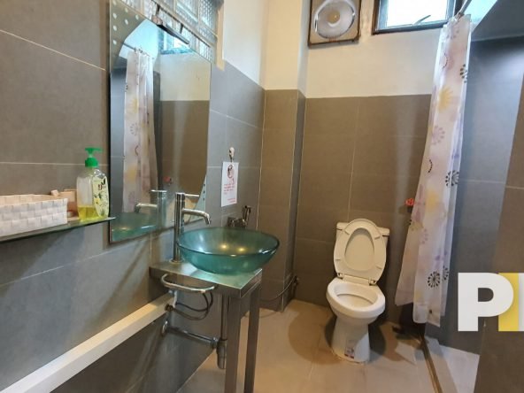 Tiolet room with sink - Myanmar Real Estate