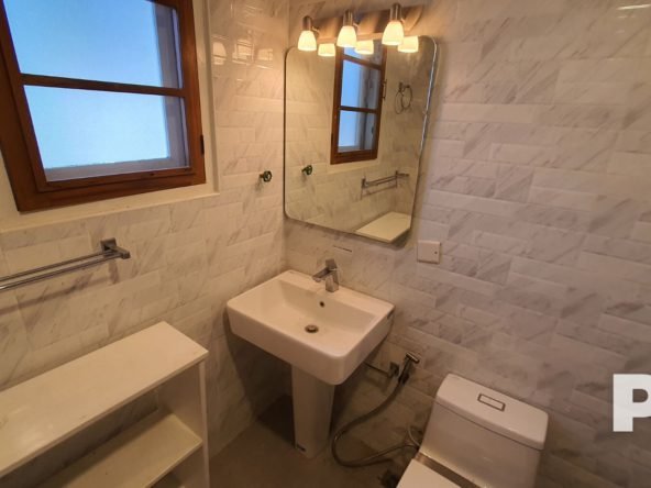 Toilet room with sink - Real Estate in Yangon (2)