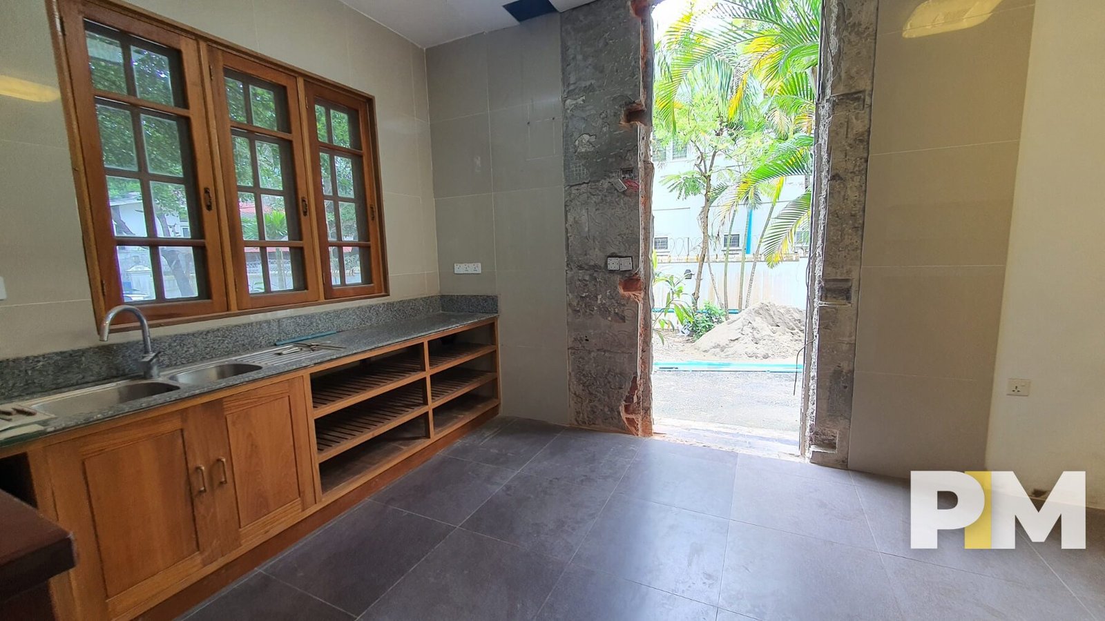 Kitchen room view - Yangon Real Estate