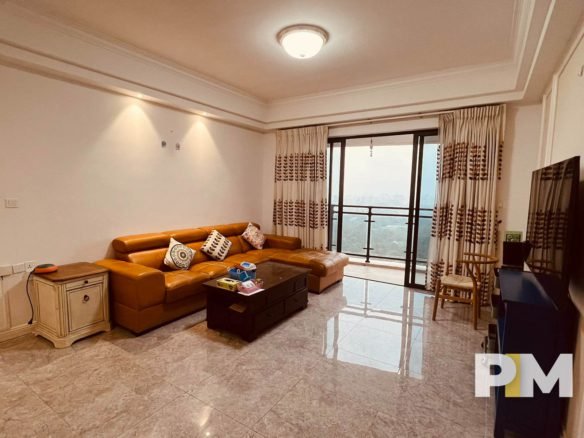 Living room view - Property in Myanmar