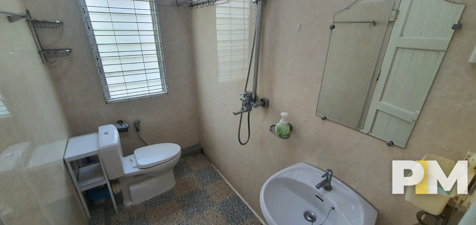 Toilet with sink - Myanmar Real Estate