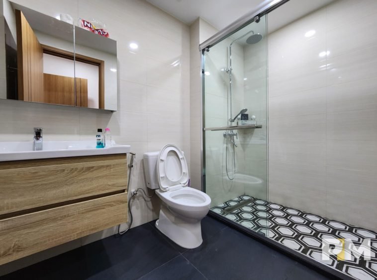 Toilet room - Real Estate in Yangon