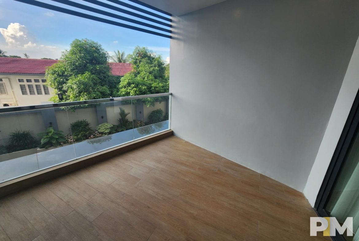 Balcony area - Myanmar Real Estate