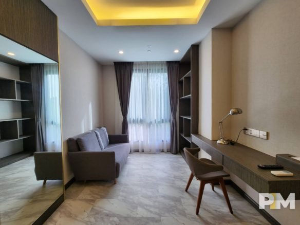 Living room - Real Estate in Yangon