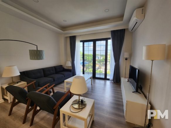 Living room - Yangon Real Estate