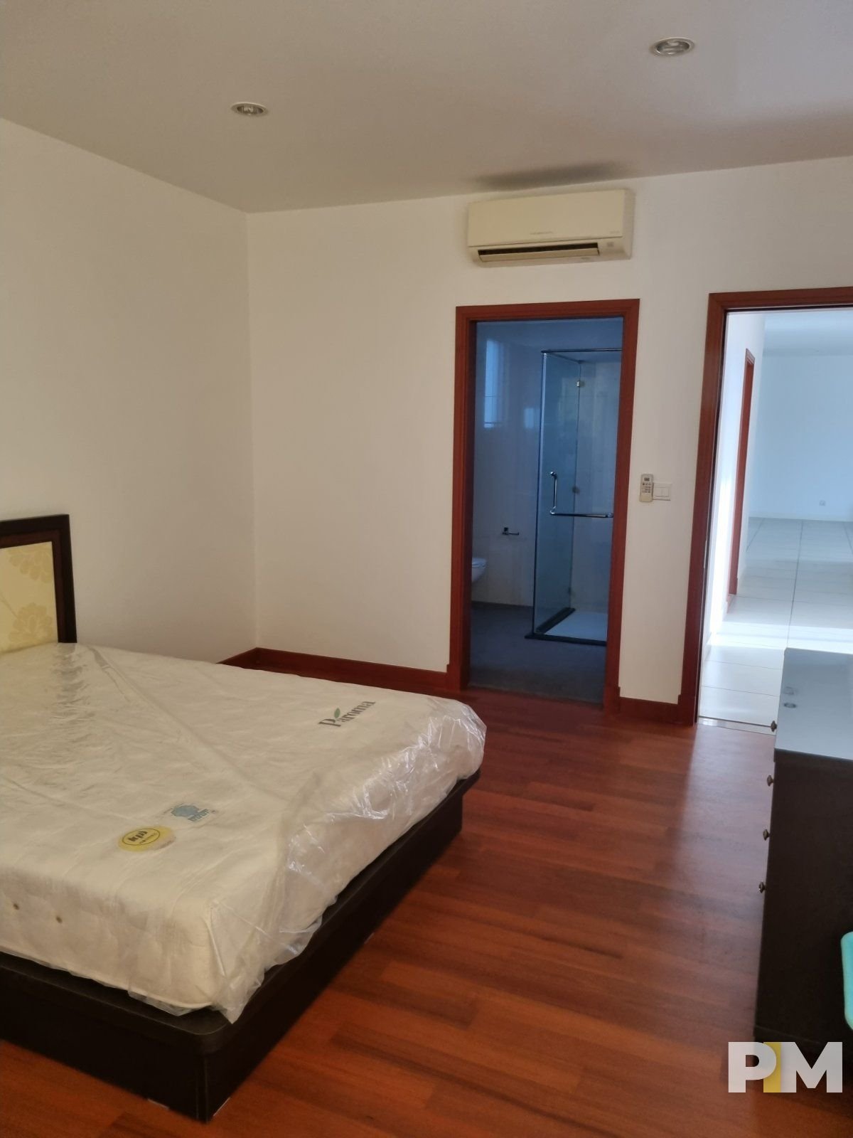 Bedroom with toilet - Real Estate in Yangon