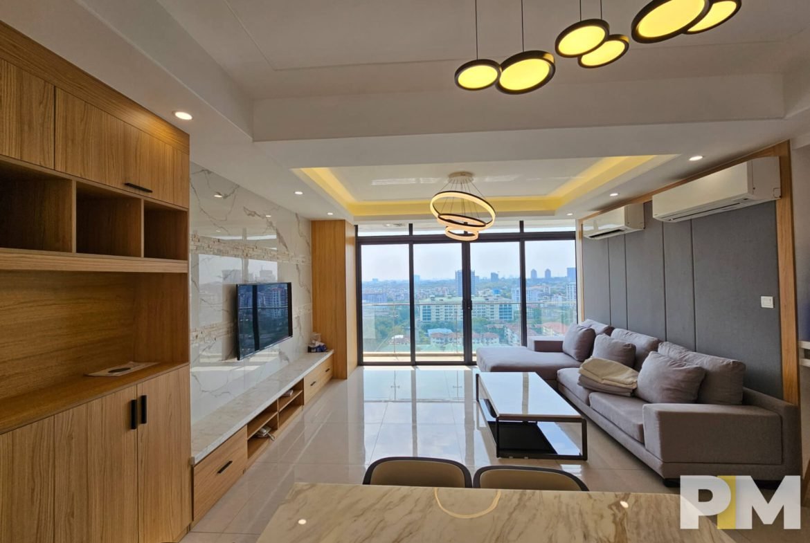 Living room - Yangon Real Estate