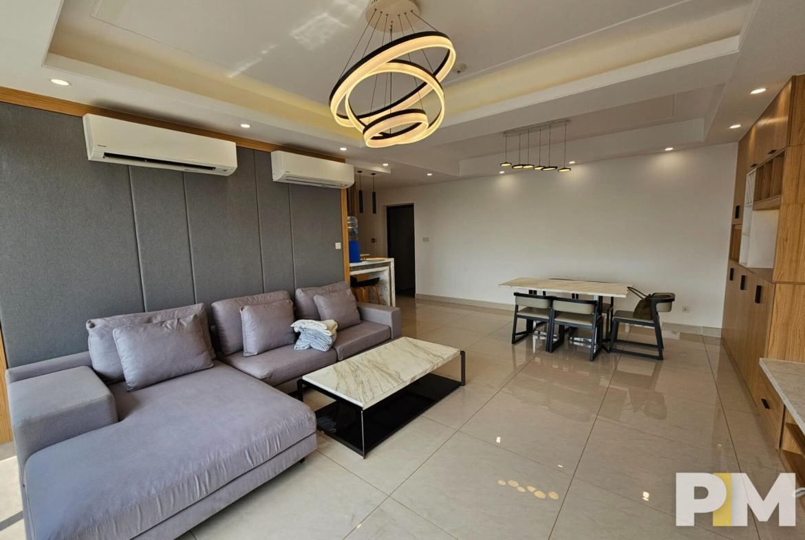 Living room - Yangon Real Estate (2)