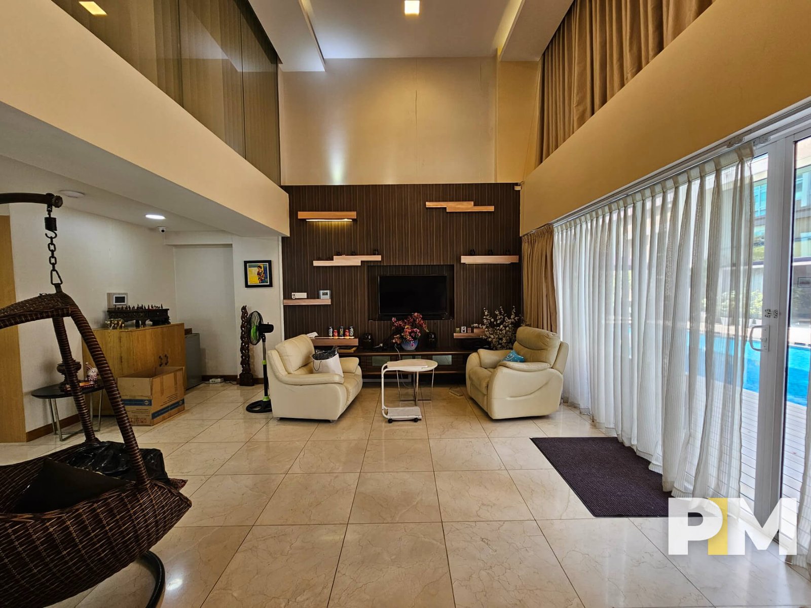Living room - Yangon Real Estate