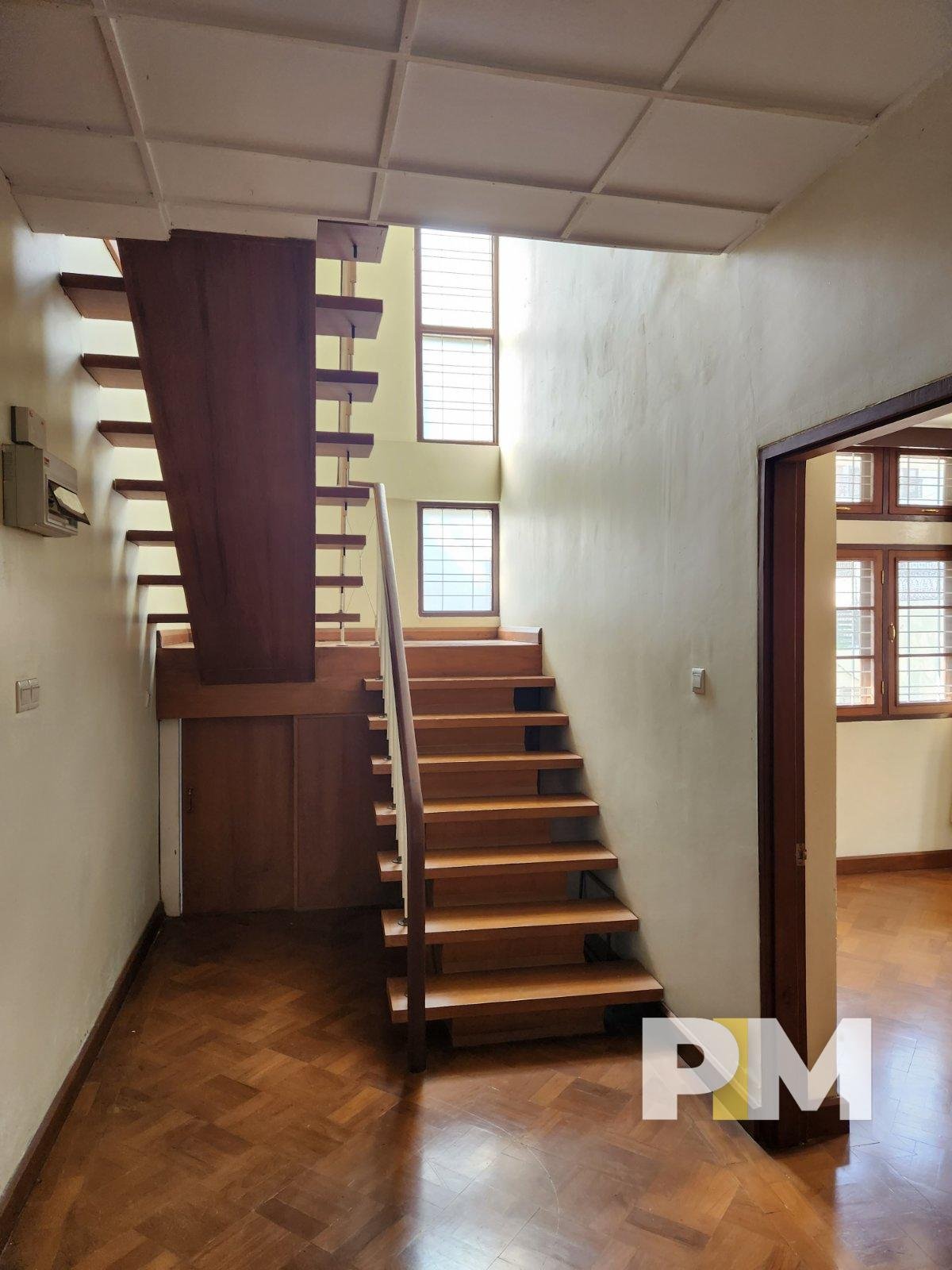 Myanmar real estate, staircase