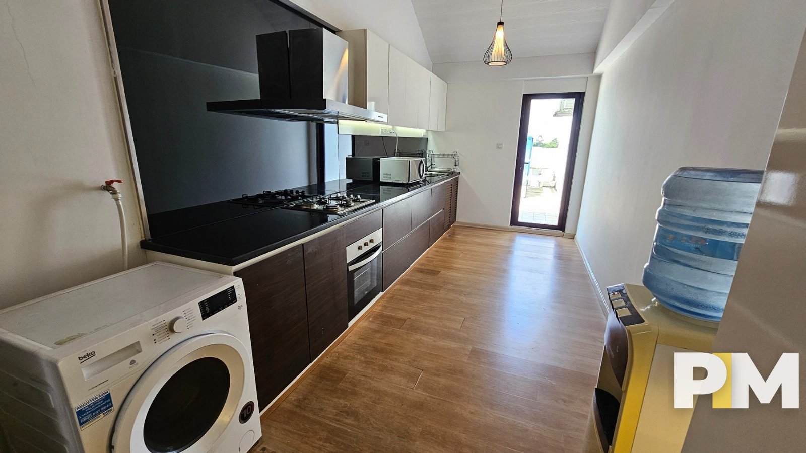 Penthouse for rent in Bahan Yangon Washing Machine